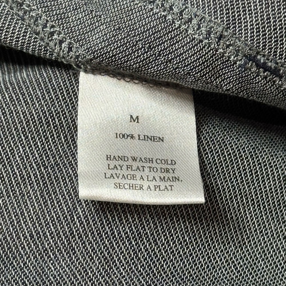 Brochu Walker 100% Linen Wide-Leg Capri Pants size M - Picture 5 of 11
